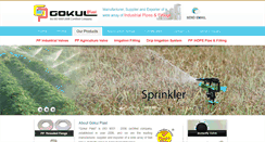 Desktop Screenshot of gokulplast.com